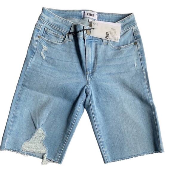 Paige Jax Cut Off Shorts Size 24 Denim⭐️⭐️⭐️⭐️⭐️ - Picture 1 of 9